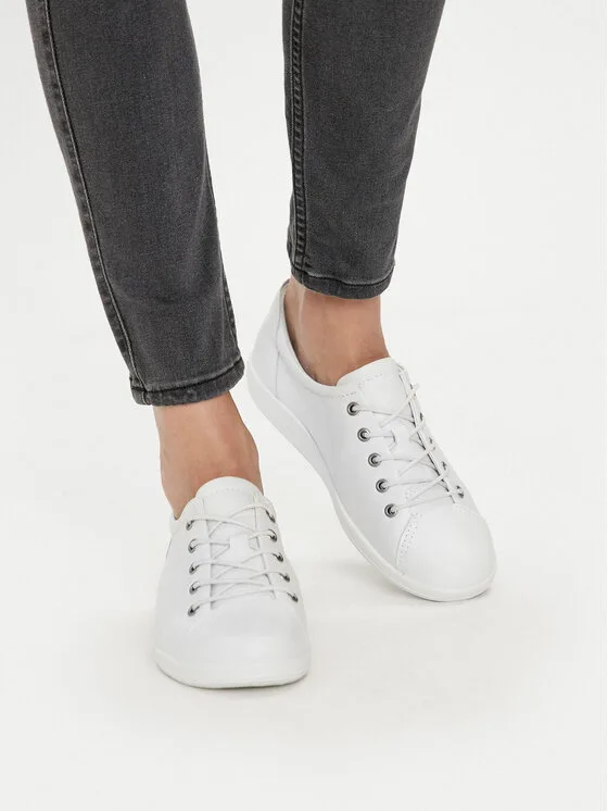 Sneakersy ECCO Soft 2.0 20650301007 Biały