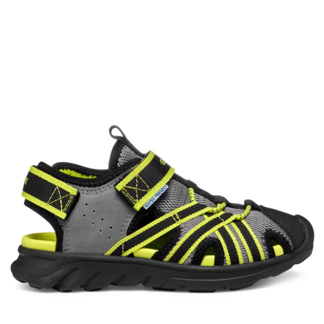 Sandały Geox J Airadyum Bo J55F1A 1454 C0666 M Szary