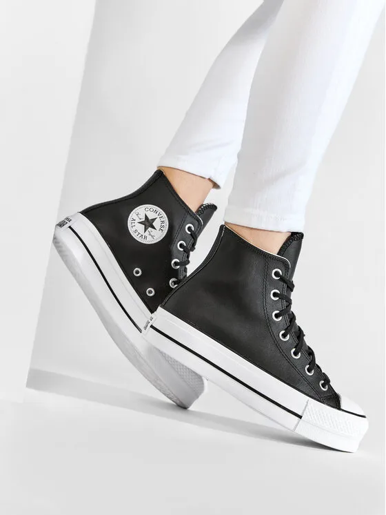 Trampki Converse Chuck Taylor All Star Lift Clean Hi 561675C Czarny