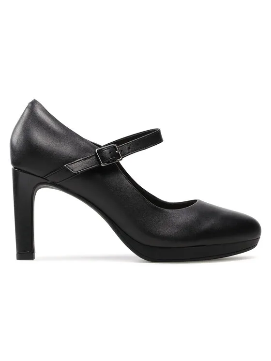 Półbuty Clarks Ambyr Shine 261577844 Czarny