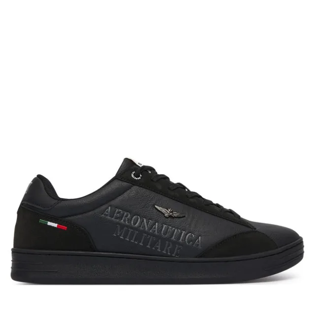 Sneakersy Aeronautica Militare 262SC0306UCT04325 Czarny