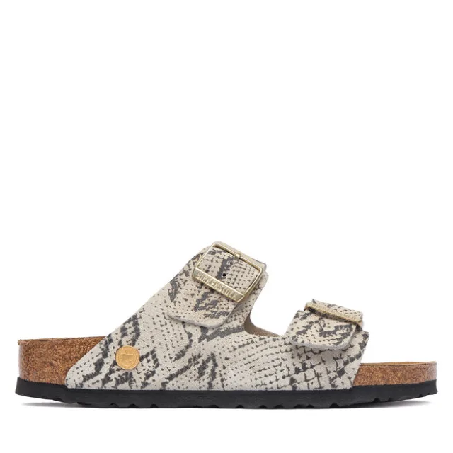 Klapki Birkenstock Arizona Print 1033065 Beżowy jasny