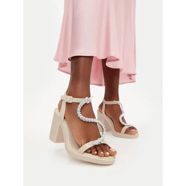 Sandały Melissa Melissa Snake Block + Bo.Bo Ad 35775 Beżowy