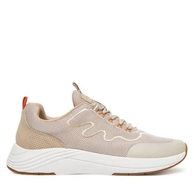 Sneakersy Rieker N8504-60 Beżowy
