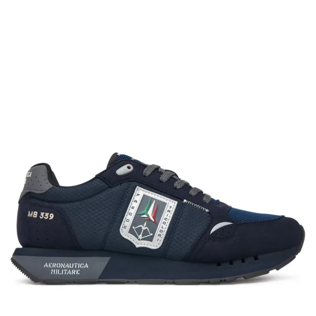 Sneakersy Aeronautica Militare 262SC0292UCT04393 Granatowy