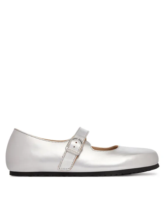 Baleriny Birkenstock Santa Clarita 1030679 Srebrny