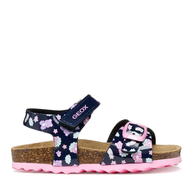 Sandały Geox B Sandal Chalki Girl B922RA 000FC C4243 S Granatowy
