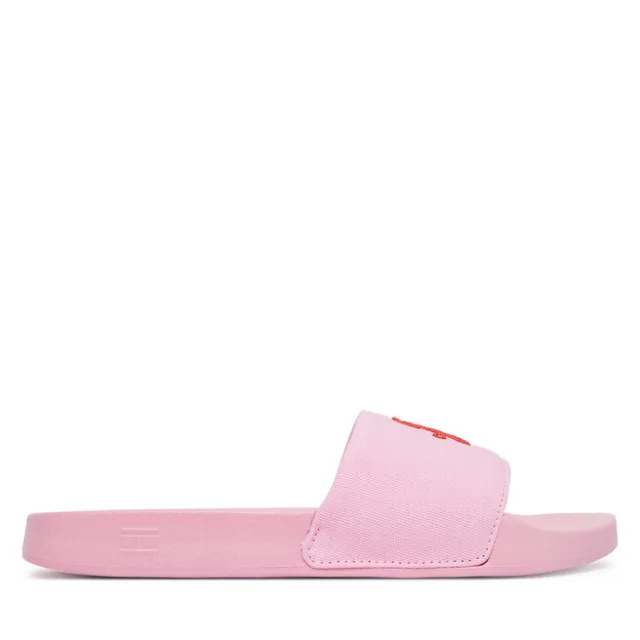 Klapki Tommy Hilfiger Th Script Pool Slide FW0FW09286 Różowy