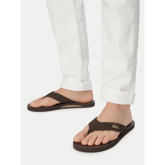 Japonki Quiksilver EO-DUNE CQ10036MGG Brązowy ciemny