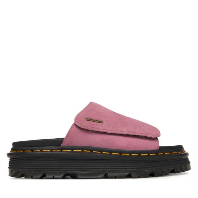 Klapki Dr. Martens Zebzag DM42409650 Różowy