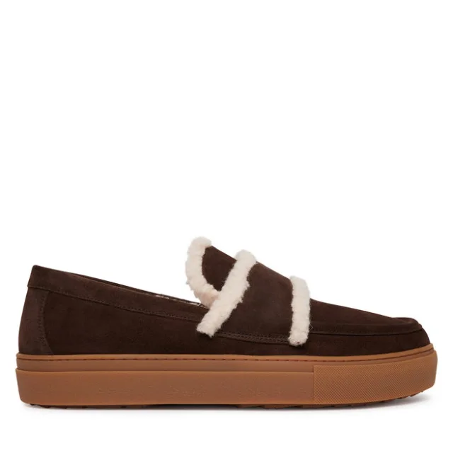 Półbuty Inuikii Shearling Loafer 2006.003.0011 Brązowy ciemny