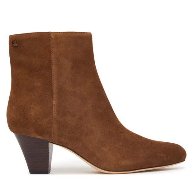 Botki LAUREN RALPH LAUREN 802P15713002 Brązowy