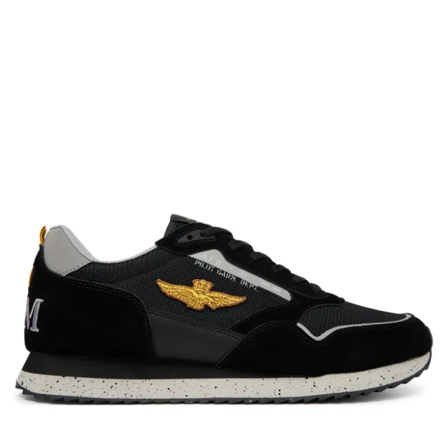 Sneakersy Aeronautica Militare 261SC0288UCT03545 Czarny