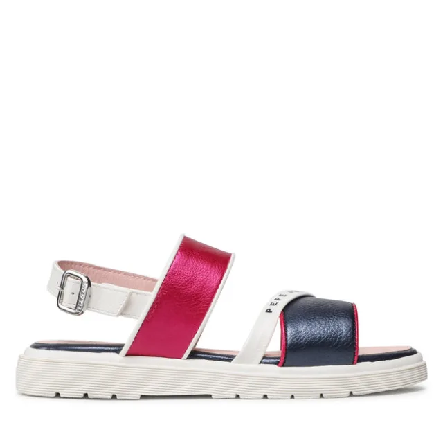 Sandały Pepe Jeans Wendy Logo PGS90183 Różowy