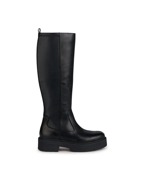 Oficerki Geox D Spherica Ec7 D36VDF 043BC C9999 Czarny