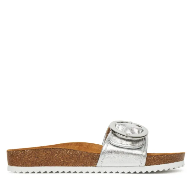Klapki Caprice 9-27401-44 Srebrny