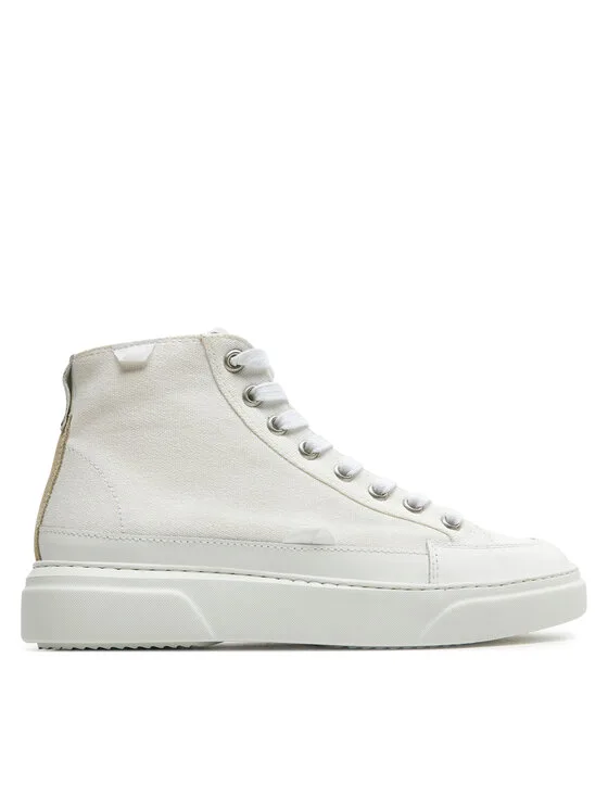 Sneakersy Inuikii Canvas Lex High 50103-991 Biały