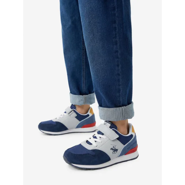 Sneakersy Beverly Hills Polo Club EO-CP23-6386 Granatowy