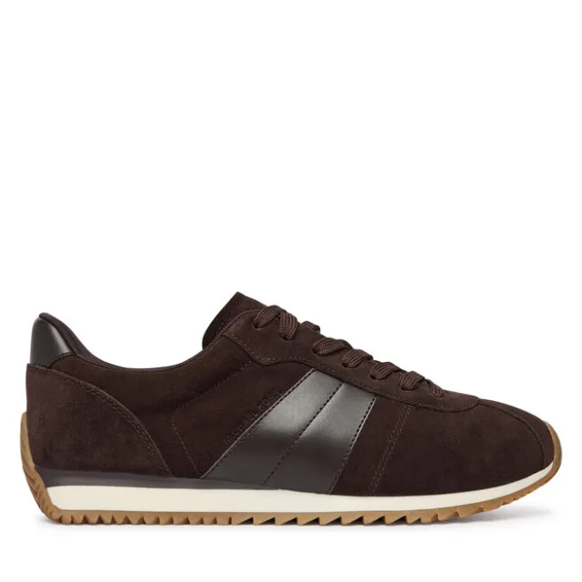Sneakersy MICHAEL Michael Kors 42F6RHFS1S Brązowy