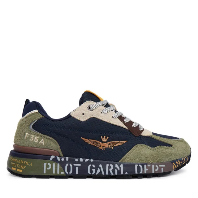 Sneakersy Aeronautica Militare 262SC0276UCT03546 Czarny
