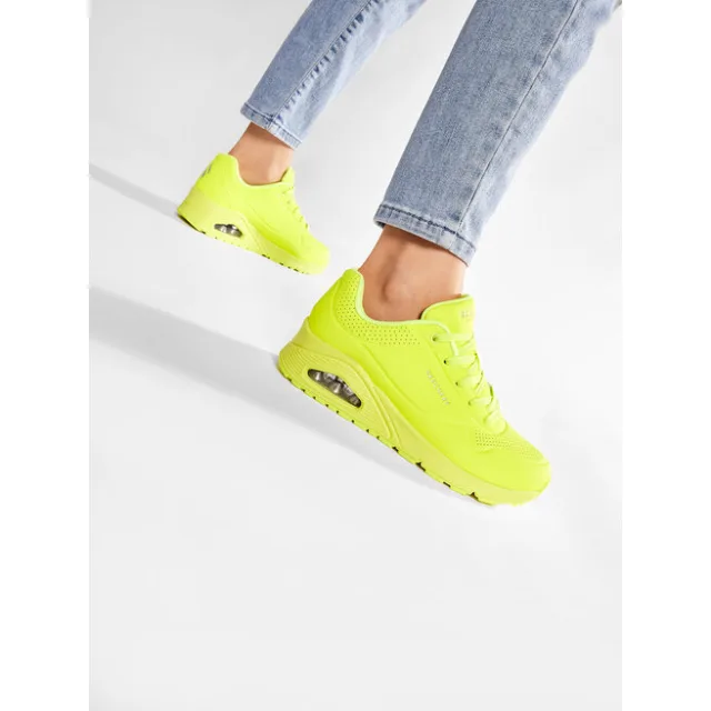 Sneakersy Skechers Night Shades 73667/NYEL Żółty