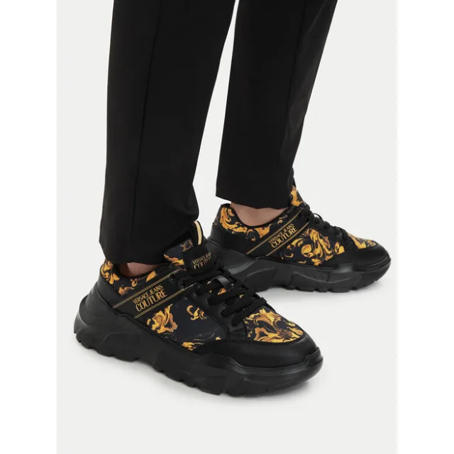 Sneakersy Versace Jeans Couture 79YA3SC2 ZSC85 G89 Czarny