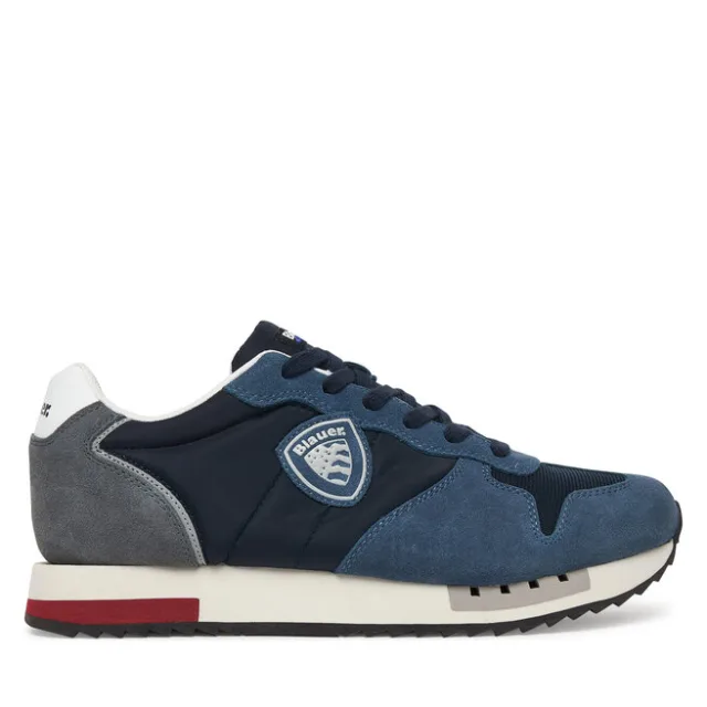Sneakersy Blauer S6QUEENS05/MES Granatowy