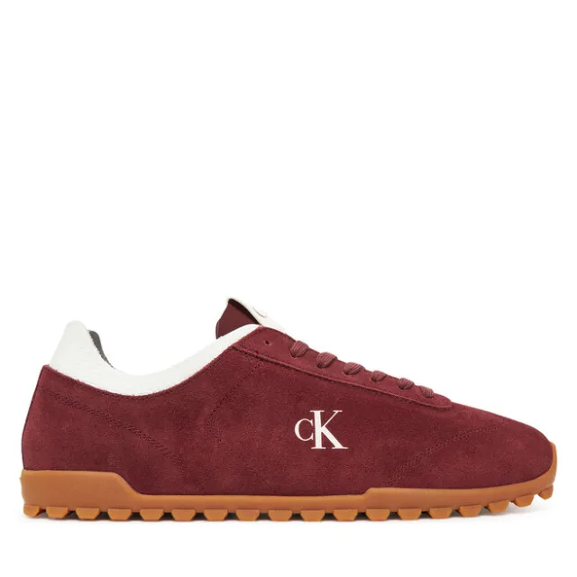 Sneakersy Calvin Klein Jeans Low Profile Runner Su YM0YM01288 Bordowy