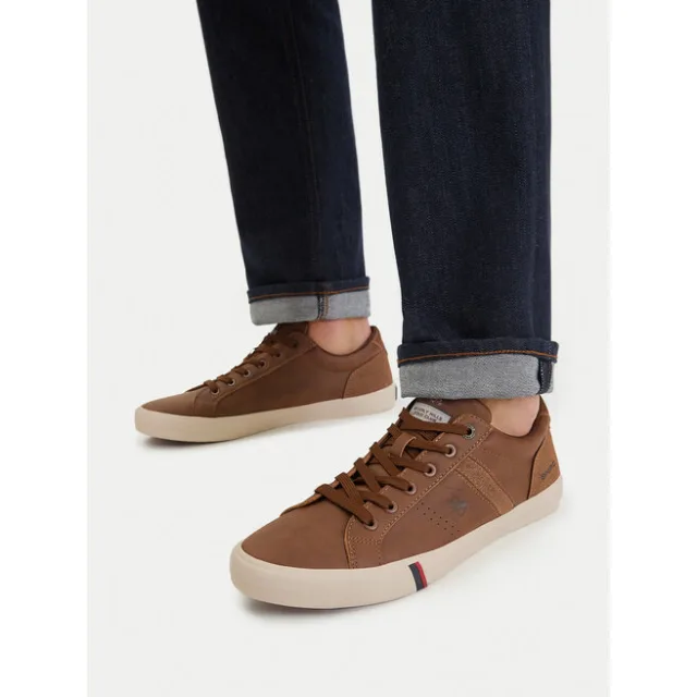 Sneakersy Beverly Hills Polo Club CWBEO-V5-MASON Brązowy