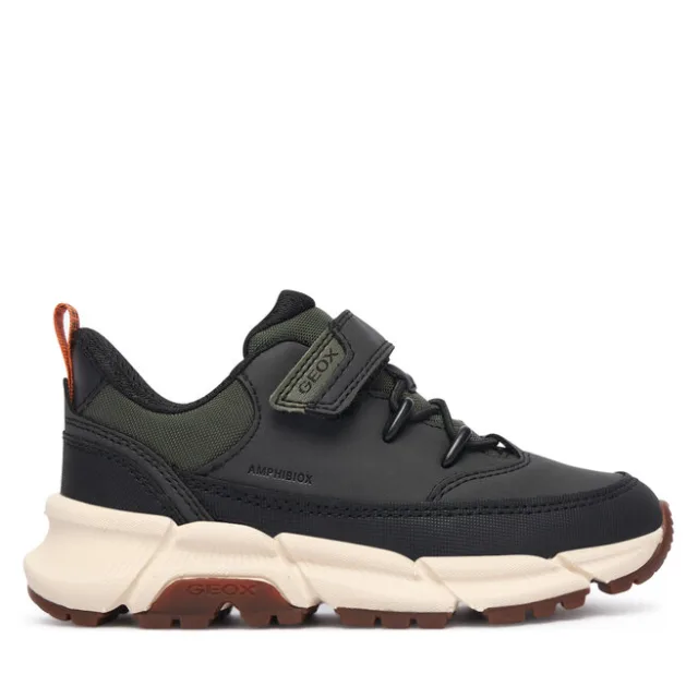 Sneakersy Geox J Flexyper Plus Boy B Abx J56LCA 0MEFU C0033 M Zielony ciemny