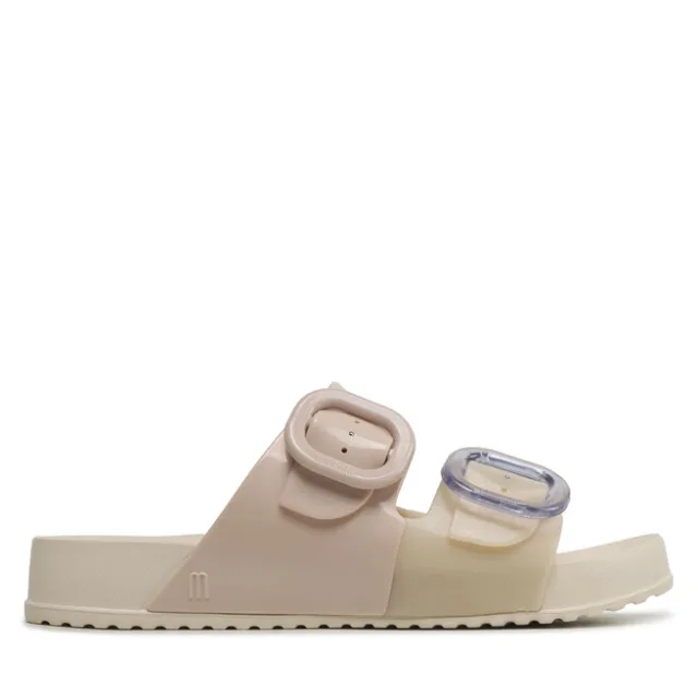 Klapki Melissa Melissa Cozy Slide Ad 33913 Beżowy