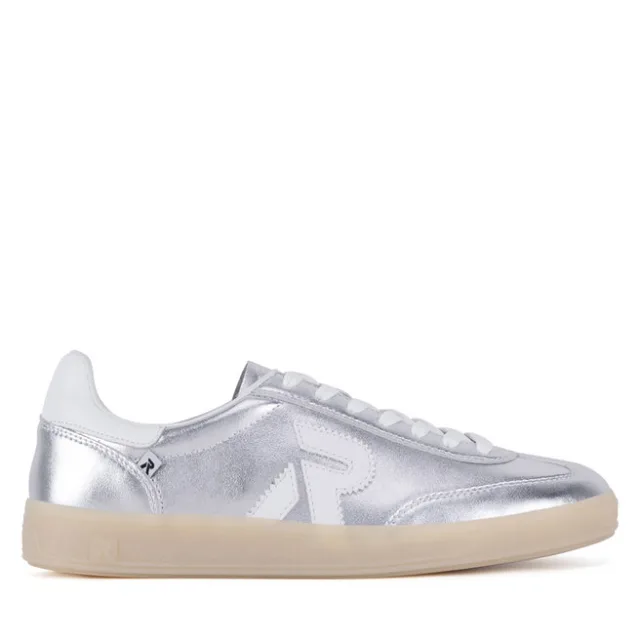 Sneakersy Rieker Revolution Lifestyle W2200-90 Srebrny