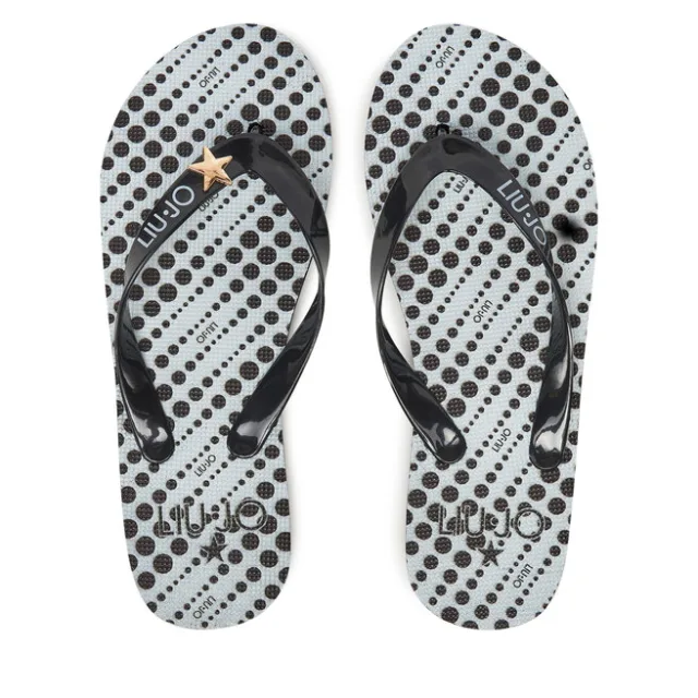 Japonki Liu Jo Ciabatta VA5187 E1005 Czarny