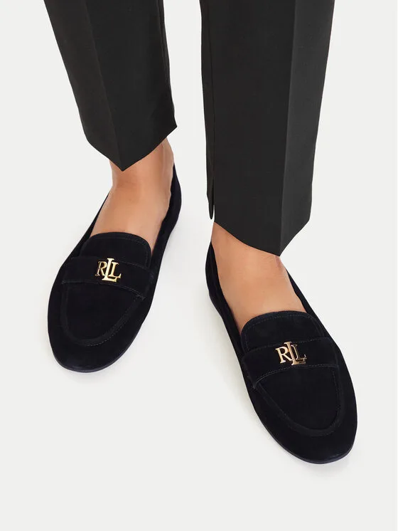 Loafersy LAUREN RALPH LAUREN 802946809005 Czarny