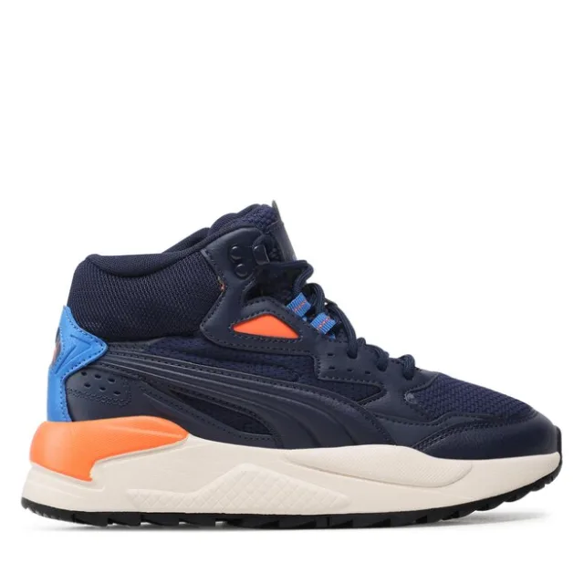Sneakersy Puma X-Ray Speed Mid Wtr Jr 387385 02 Granatowy