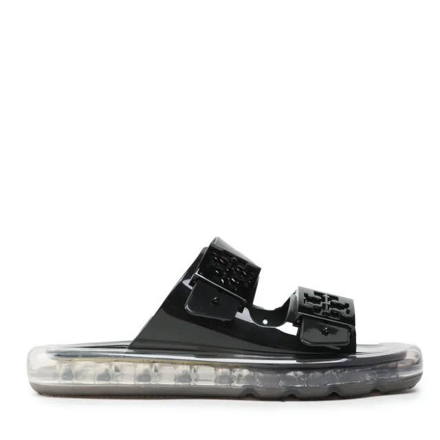 Klapki Tory Burch Buckle Bubble Jelly 149718 Czarny
