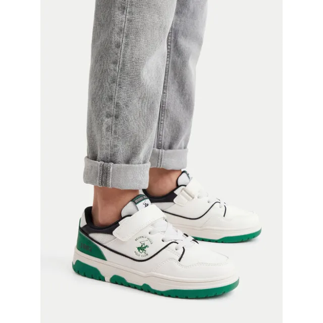 Sneakersy Beverly Hills Polo Club EO-V9-25021A Biały