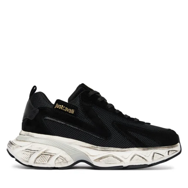 Sneakersy Just Cavalli 81RA3SC2 ZSF04 Czarny