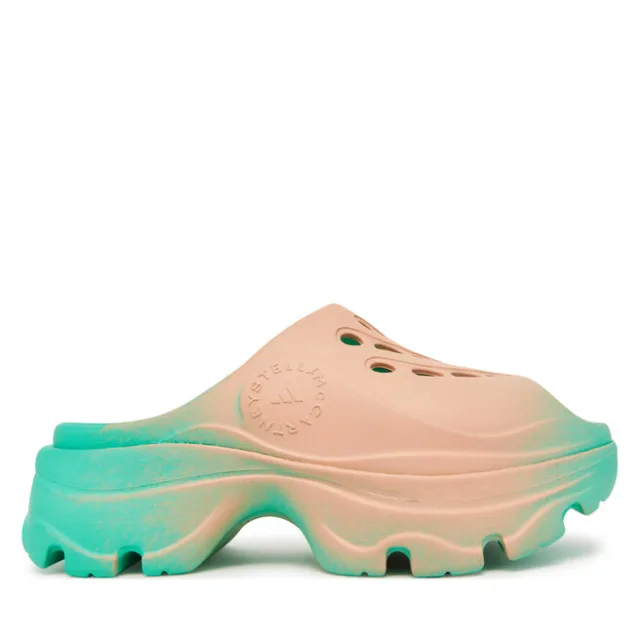 Klapki adidas by Stella McCartney Clogs JH8952 Zielony