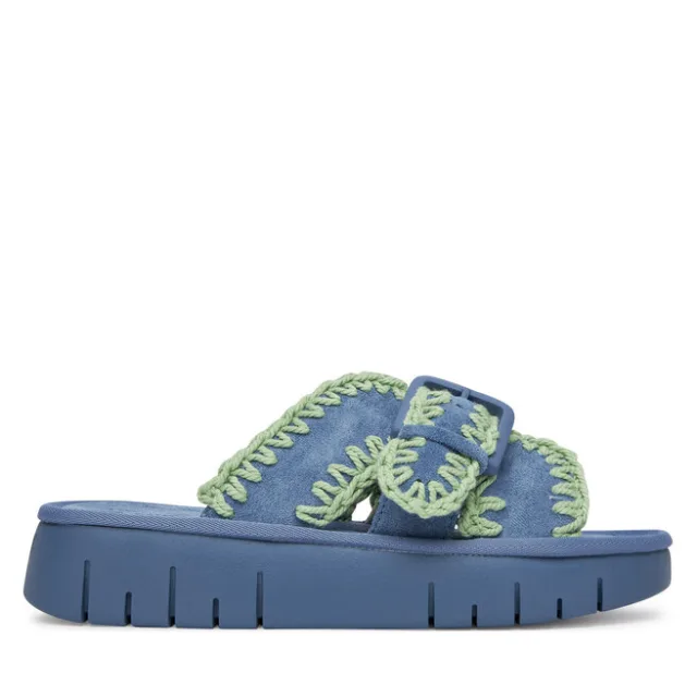 Klapki Roxy HY62277-3 Niebieski