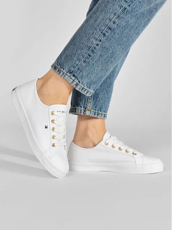 Tenisówki Tommy Hilfiger Essential Nautical Sneaker FW0FW06512 Biały