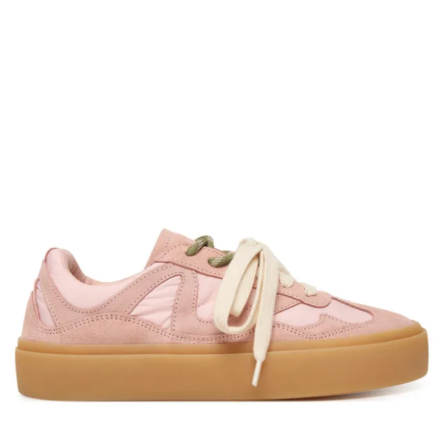 Sneakersy Inuikii Lynn Suede 1001.001.0461 Różowy