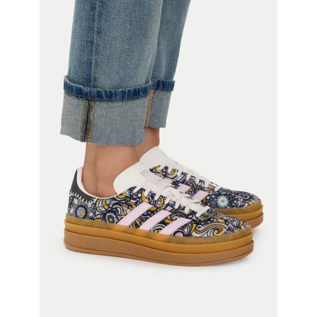 Sneakersy adidas Liberty London Gazelle Bold KK4698 Czarny