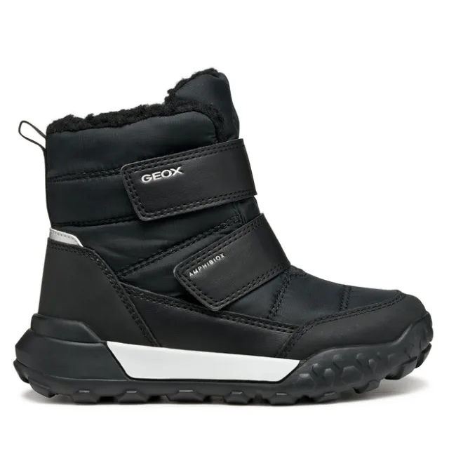 Śniegowce Geox J Trekkyup B Abx J46MBF 0FU54 C9999 D Czarny