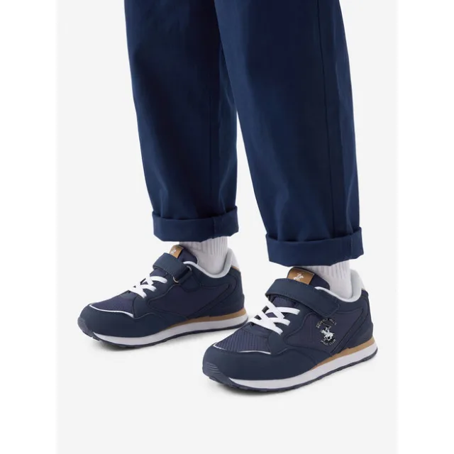 Sneakersy Beverly Hills Polo Club EO-CP23-6383 Granatowy