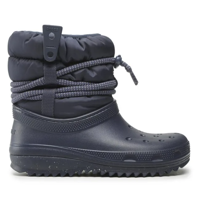 Śniegowce Crocs Classic Neo Puff Luxe Boot 207312 Granatowy