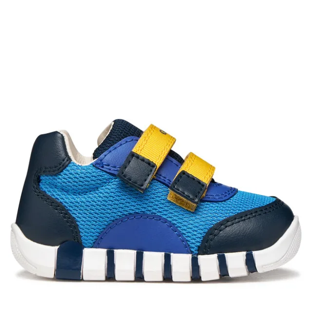 Sneakersy Geox B Iupidoo Boy B3555C 01454 C4DF4 Niebieski