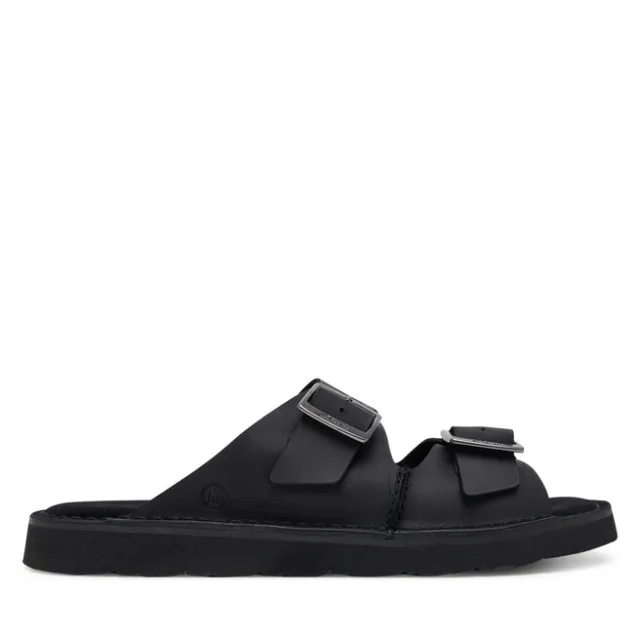 Klapki Clarks Solsbury Strap 26180885 Czarny