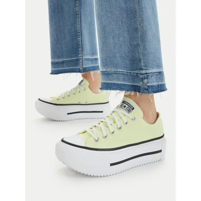 Trampki Converse Chuck Taylor All Star Lift Double Stack Platform A16283C Żółty