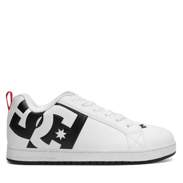 Sneakersy DC Shoes COURT GRAFFIK SQ ADYS100442-WLK Biały